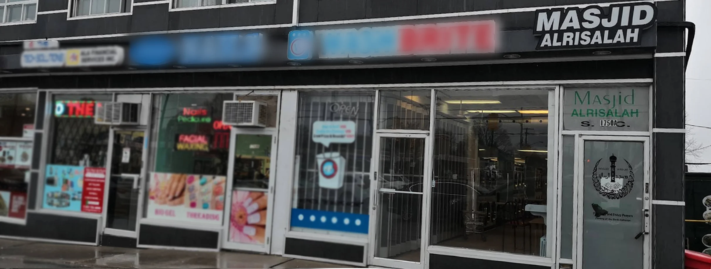 Exterior view of Masjid Al-Risalah North York building